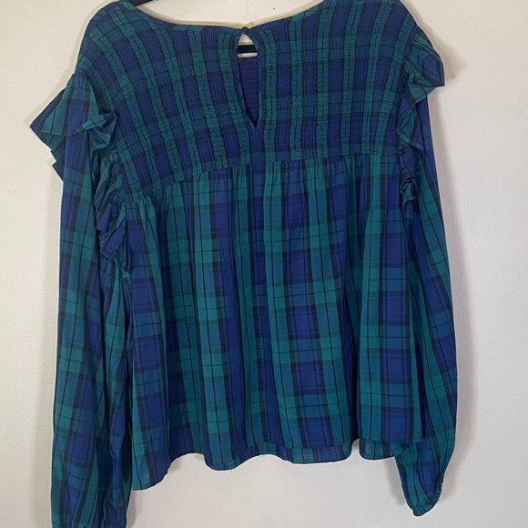 NWT Vineyard Vines Blackwatch Ruffle LS Popover - Picture 8 of 9